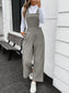 Slit Wide Leg Overalls with Pockets nicholesgifts