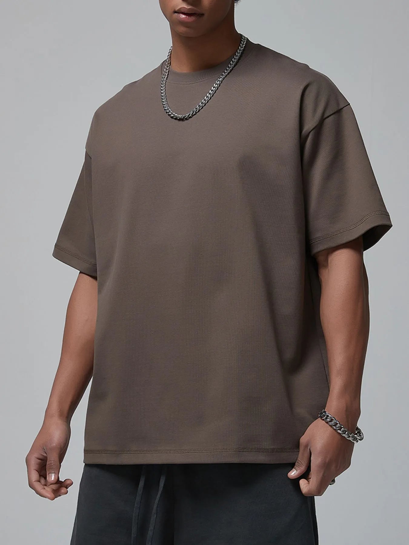 Men's Round Neck Drop Shoulder T-Shirt NicholesGifts
