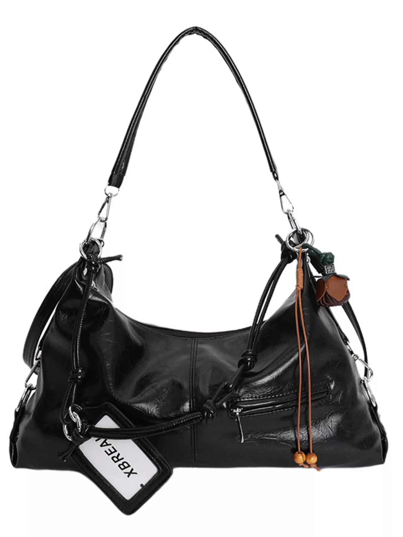 Vintage Style PU Leather Shoulder Bag nicholesgifts