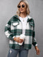 Ivy Lane Plaid Long Sleeve Shirt Jacket nicholesgifts