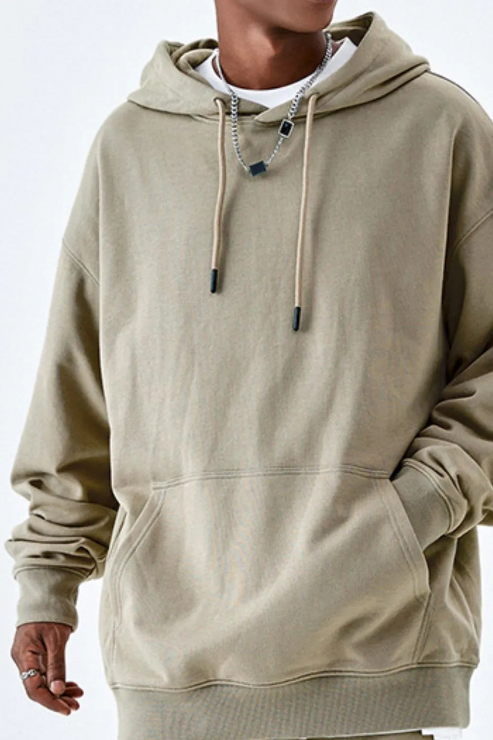 Men's Drawstring Kangaroo Pocket Hoodie NicholesGifts