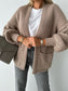 Open Front Dropped Shoulder Cardigan nicholesgifts