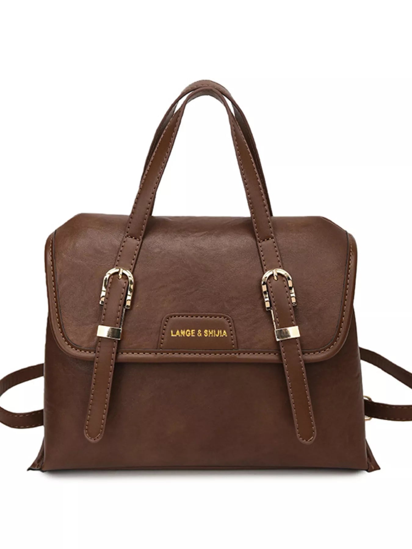 Leather Flap Backpack Bag nicholesgifts