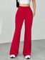 Women High Waisted Flare Pants nicholesgifts
