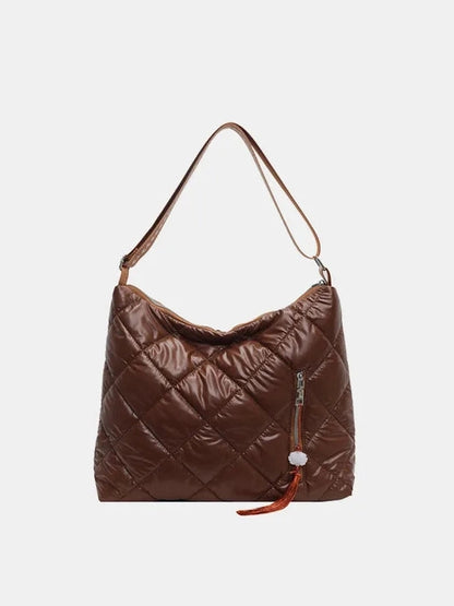Quilted Nylon Travel Bag Trendsi