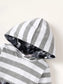 Baby and Toddler Girls Striped Hooded Bodysuit and Camouflage Pants Set nicholesgifts