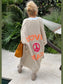 Letter Dropped Shoulder Long Sleeve Cardigan nicholesgifts