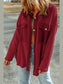 Button Down Long Sleeve Jacket nicholesgifts