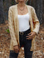 Women Cable-Knit Button Down Cardigan nicholesgifts