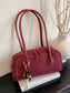 Zipper Closure Shoulder Bag nicholesgifts