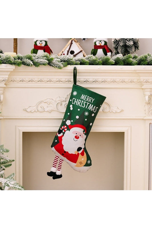 Printed Christmas Stocking Hanging Widget NicholesGifts