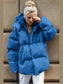 Pocketed Zip Up Hooded Puffer Jacket nicholesgifts