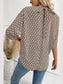 Tie Back Slit Half Sleeve Blouse nicholesgifts