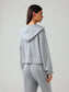 Millennia Zip Up Dropped Shouder Active Hooded nicholesgifts