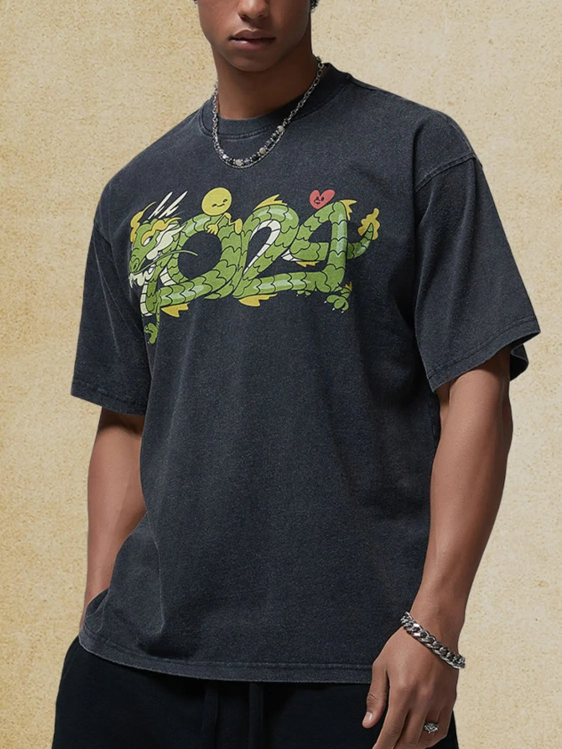 Men's Graphic Round Neck Half Sleeve T-Shirt NicholesGifts