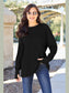 Basic Bae Full Size Ribbed Round Neck Long Sleeve Knit Top nicholesgifts