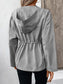 Ivy Lane Drawstring Zip Up Hooded Jacket nicholesgifts