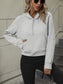 NicholesGifts Women Mandy Zip-Up Raglan Sleeve Hoodie with Pocket nicholesgifts