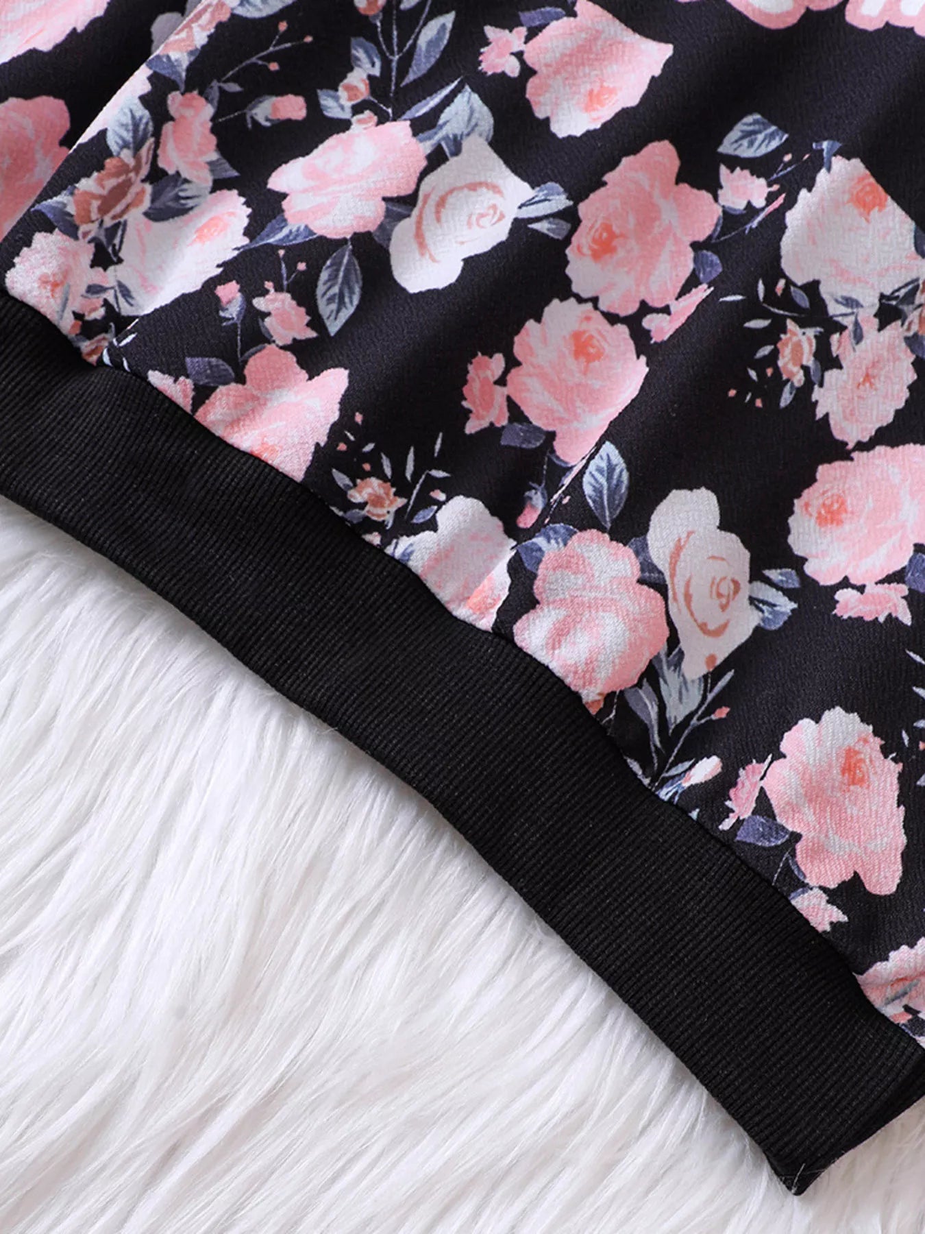 Children's Floral Print Hoodie & Pants Set NicholesGifts