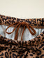 Leopard Print Contrast Trim Long Sleeve Top and Pants Set nicholesgifts