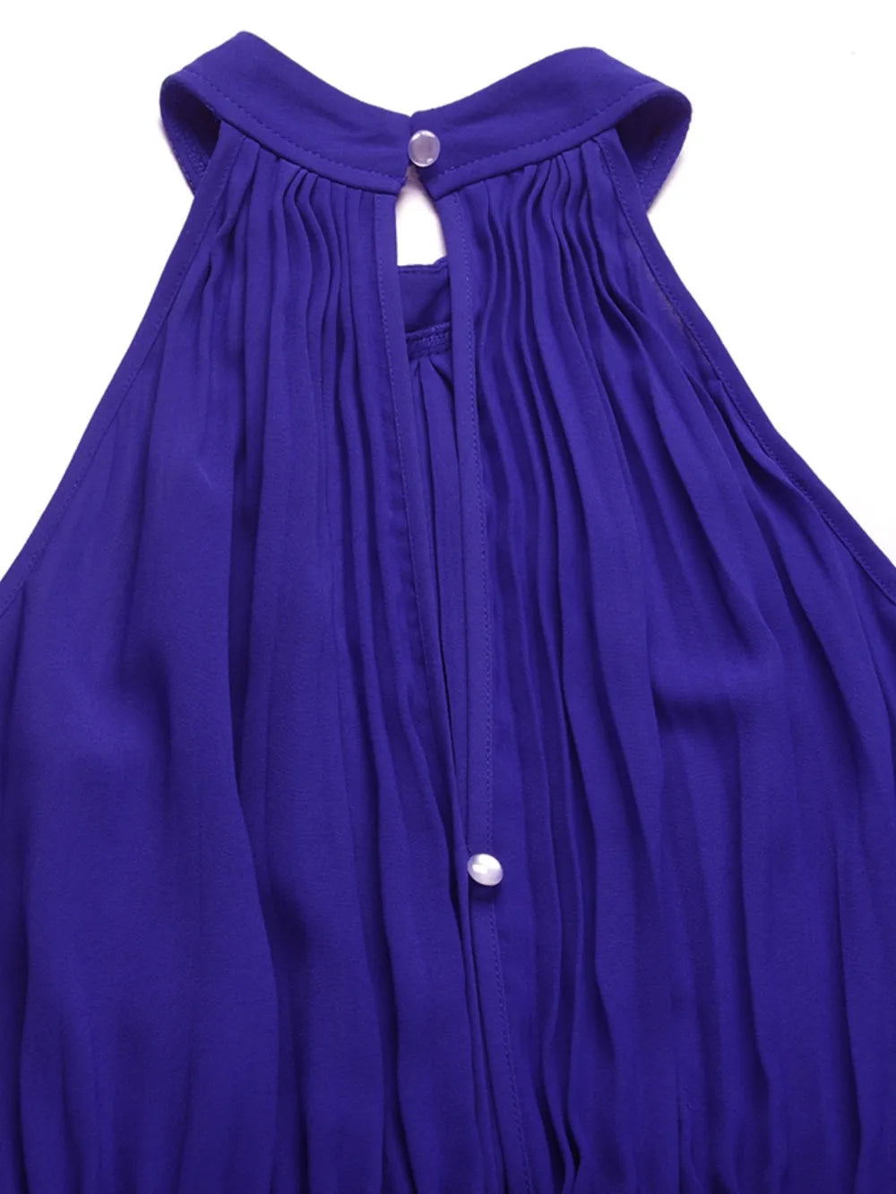Cutout Tied Pleated Sleeveless Jumpsuit nicholesgifts