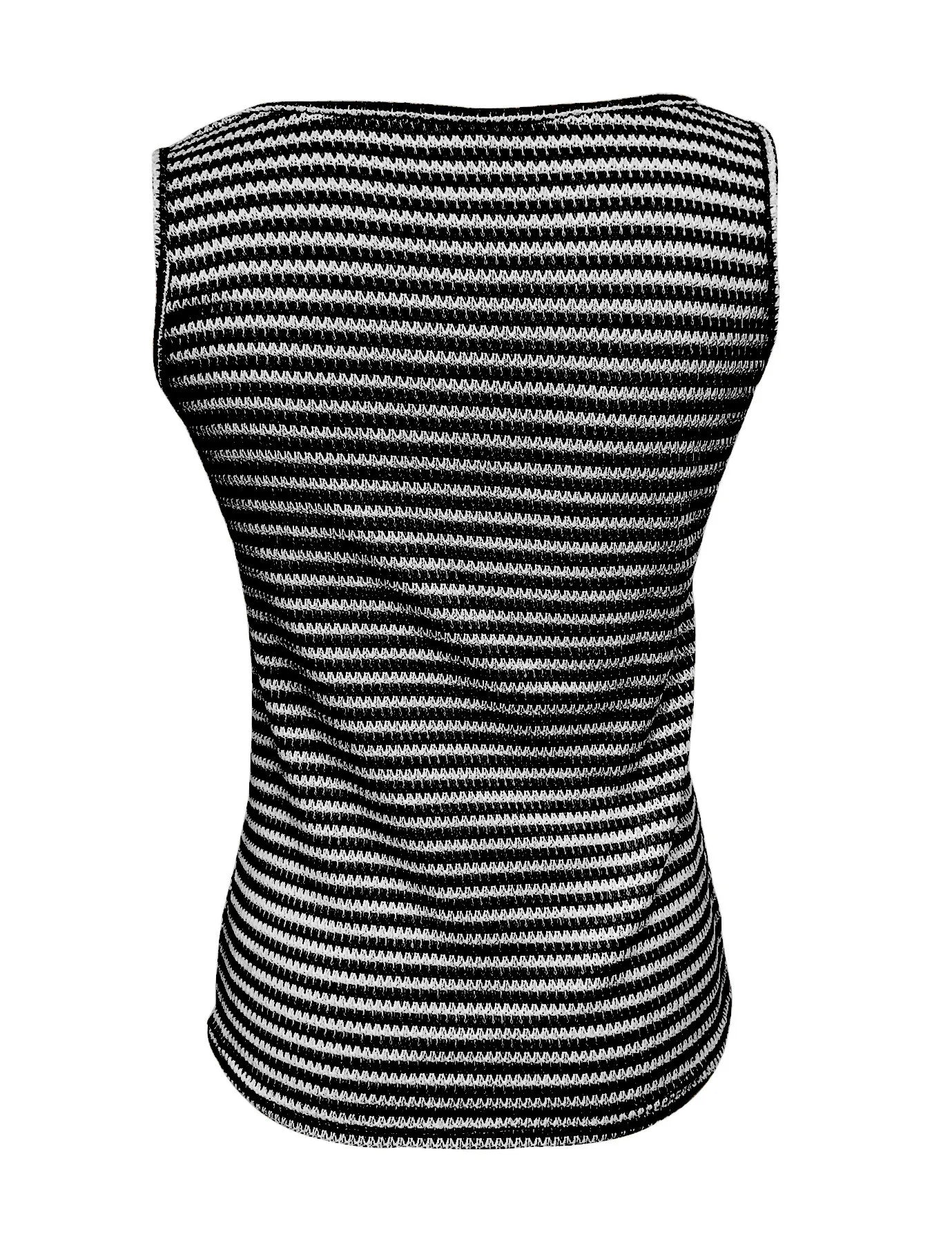 Striped Round Neck Tank Top NicholesGifts