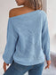 Openwork Long Sleeve Sweater nicholesgifts