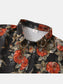 Men's Full Size Printed Short Sleeve Casual Shirt Plus Size nicholesgifts