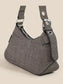 Fame Denim Belt Accent Shoulder Bag nicholesgifts