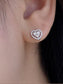 Women Rhinestone Love Stud Earrings For Women Temperament Fashion Heart-shape Earrings nicholesgifts