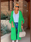 Letter Dropped Shoulder Long Sleeve Cardigan nicholesgifts