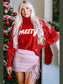 Women Double Take Full Size Merry Christmas Turtleneck Long Sleeve Sweater nicholesgifts