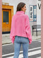 Turtleneck Cable-Knit Long Sleeve Sweater nicholesgifts