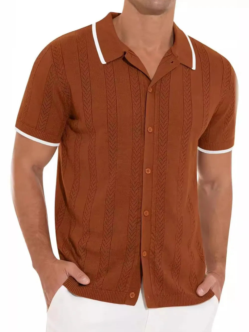 Men's Full Size Button Down Short Sleeve Shirt Plus Size NicholesGifts