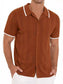 Men's Full Size Button Down Short Sleeve Shirt Plus Size nicholesgifts