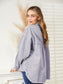 Distressed Raw Hem Denim Jacket nicholesgifts