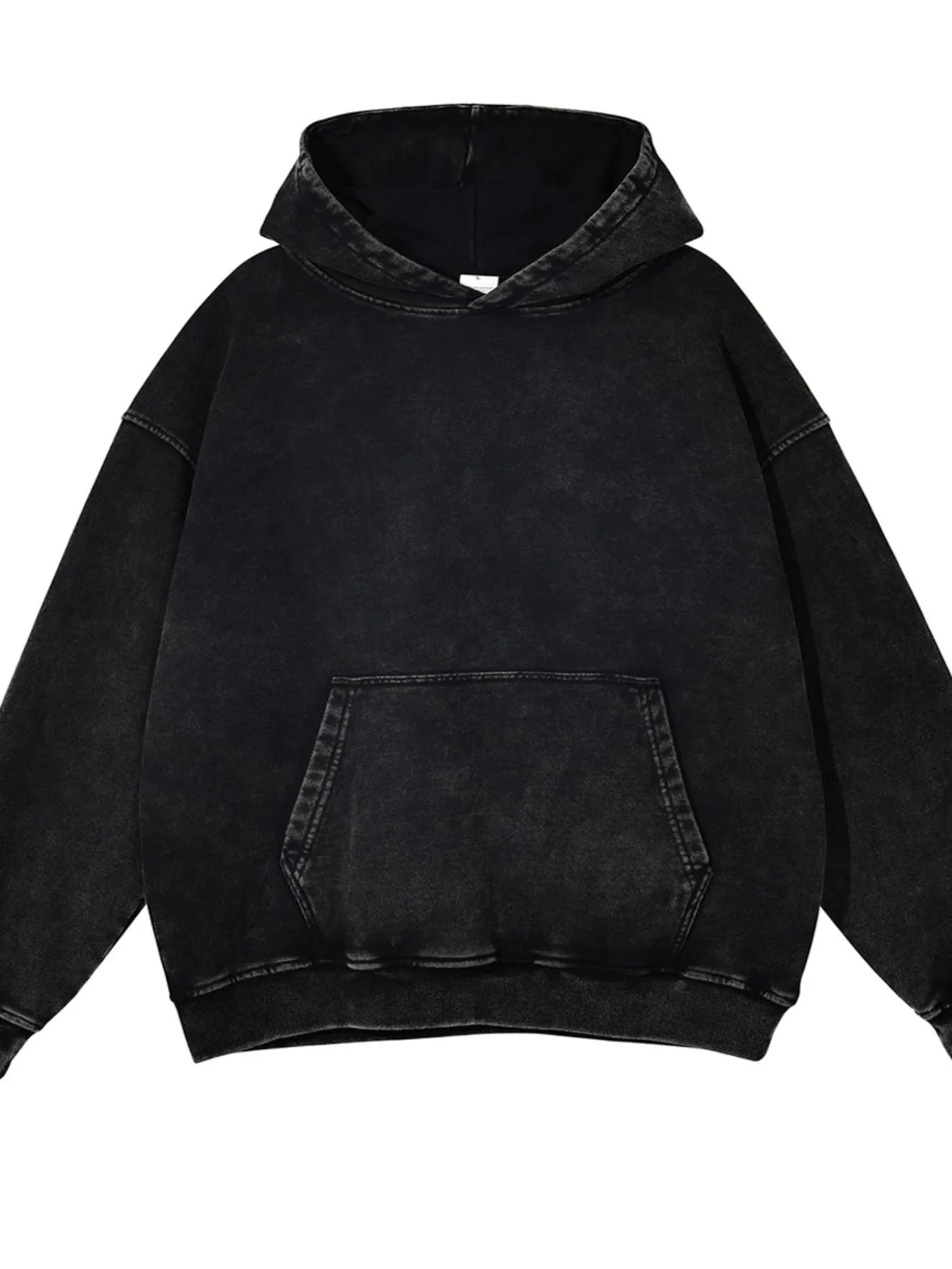 Men's Washed Oversized Long Sleeve Hoodie NicholesGifts