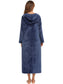 Zip Front Hooded Night Dress with Pockets nicholesgifts