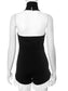 Halter Neck Ruffled Hem Romper nicholesgifts