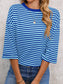 Striped Back Bow Tie T-Shirt nicholesgifts