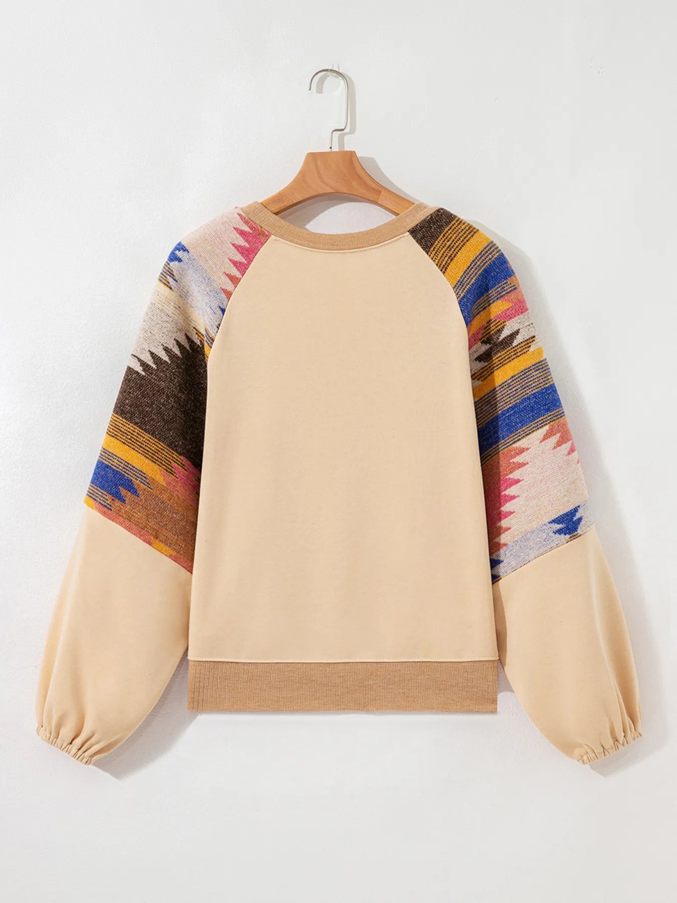 Sequined Western Horses Bubble Sleeve Sweatshirt NicholesGifts