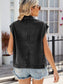 Pocketed Button Up Sleeveless Denim Jacket nicholesgifts