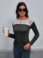 Ivy Lane Lace Trim Long Sleeve Round Neck Tee nicholesgifts