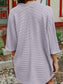 Striped Open Front Knit Cardigan nicholesgifts