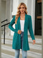 Long Sleeve Open Front Cardigan nicholesgifts