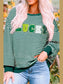 LUCKY Striped Round Neck Long Sleeve Sweatshirt nicholesgifts