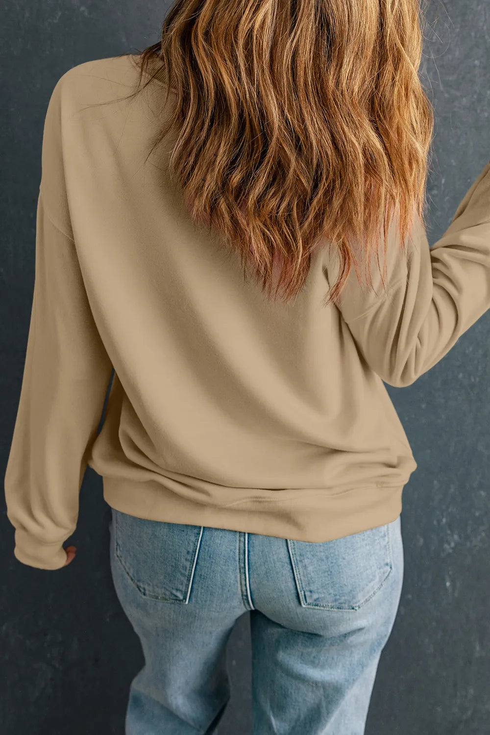 Pumpkin & Flower Graphic Long Sleeve Sweatshirt Trendsi