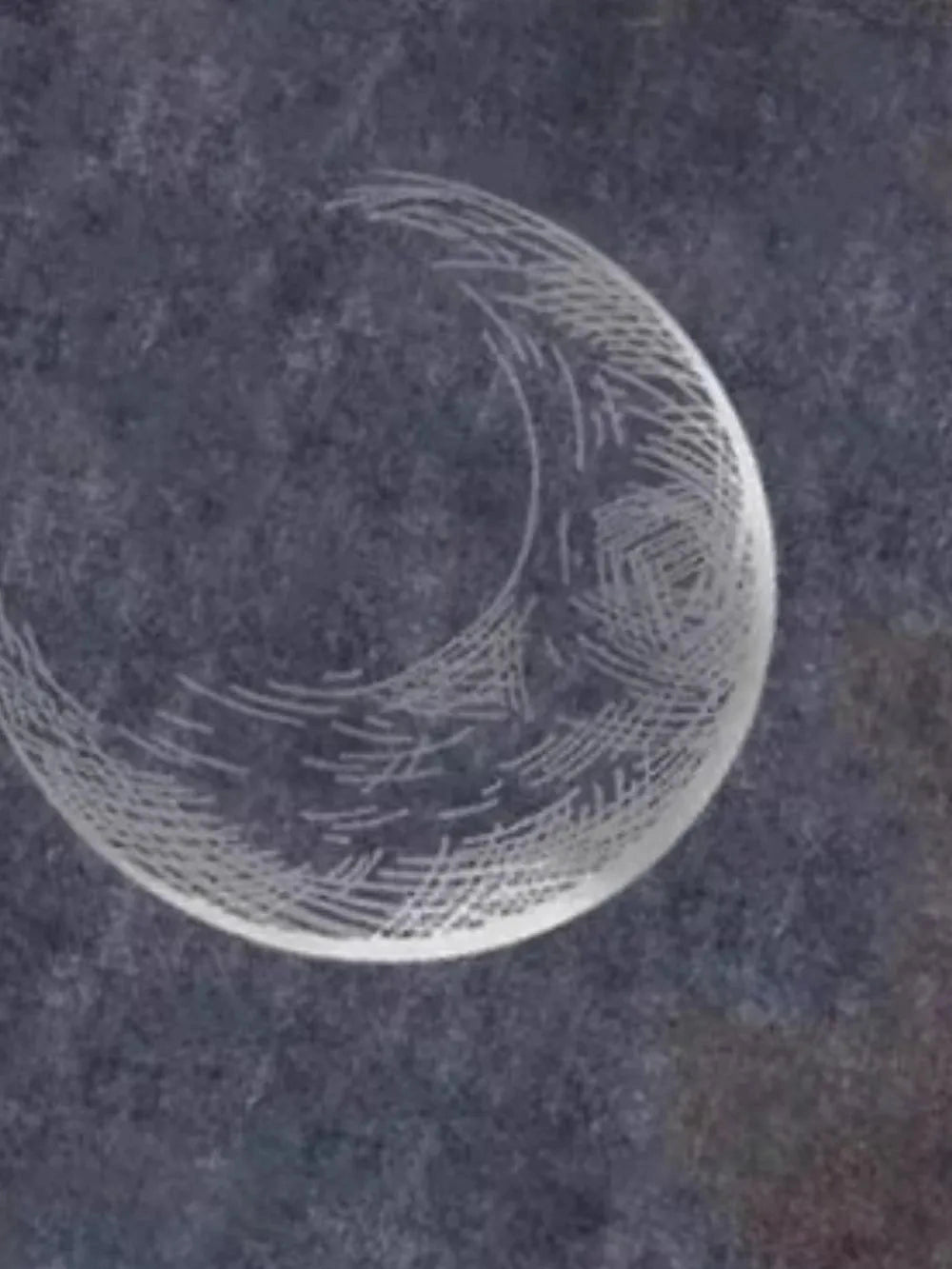 Men's Full Size Vintage Washed Moon Graphic T-Shirt Plus Size Trendsi