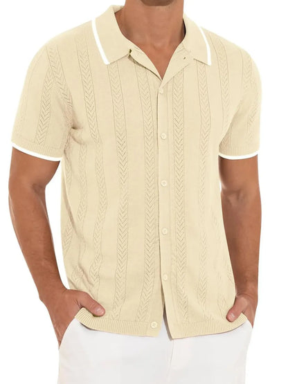 Men's Full Size Button Down Short Sleeve Shirt Plus Size nicholesgifts