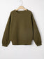 Ribbed Knit Oversized Sweatshirt nicholesgifts